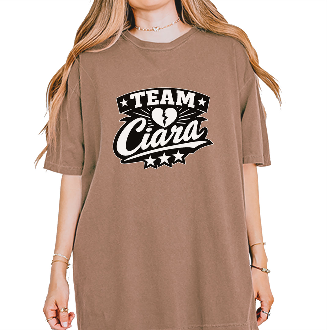 Team Ciara Scamanda Broken Heart Vintage Soft Unisex T-shirt Espresso