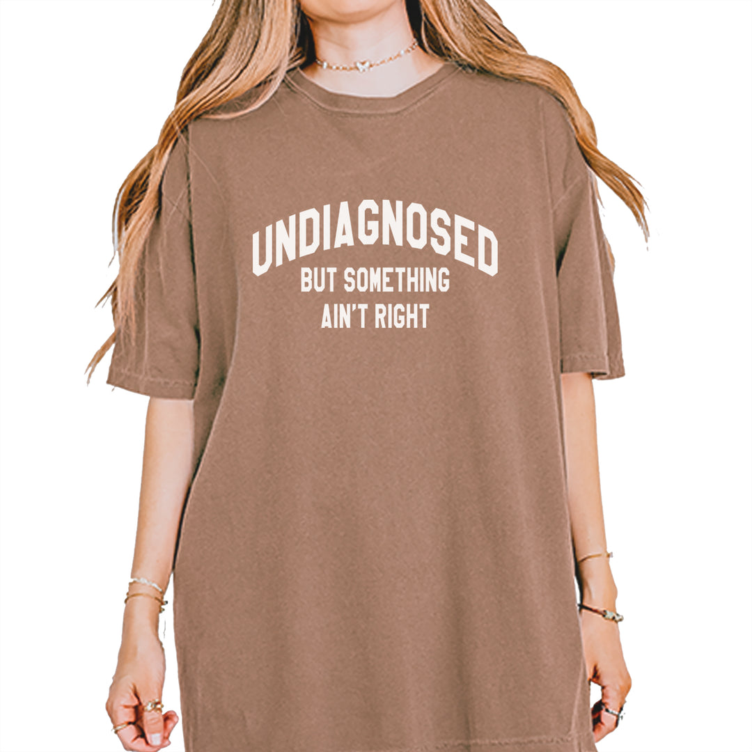 Undiagnosed But Something Ain't Right Vintage Soft Unisex T-shirt Espresso
