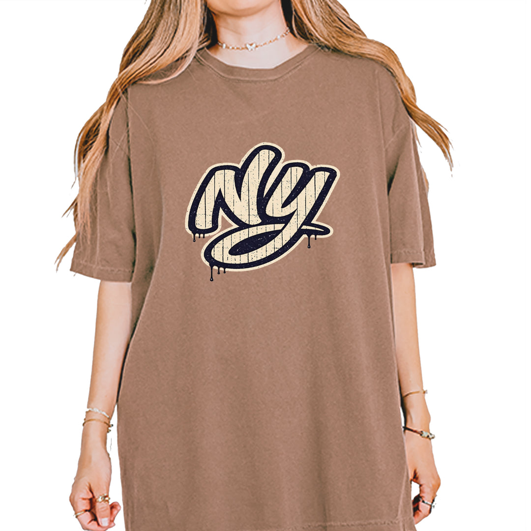 NYC New York City Grunge Street Vintage Soft Unisex T-shirt Espresso