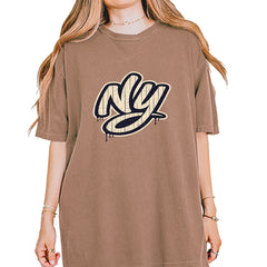 NYC New York City Grunge Street Vintage Soft Unisex T-shirt Espresso