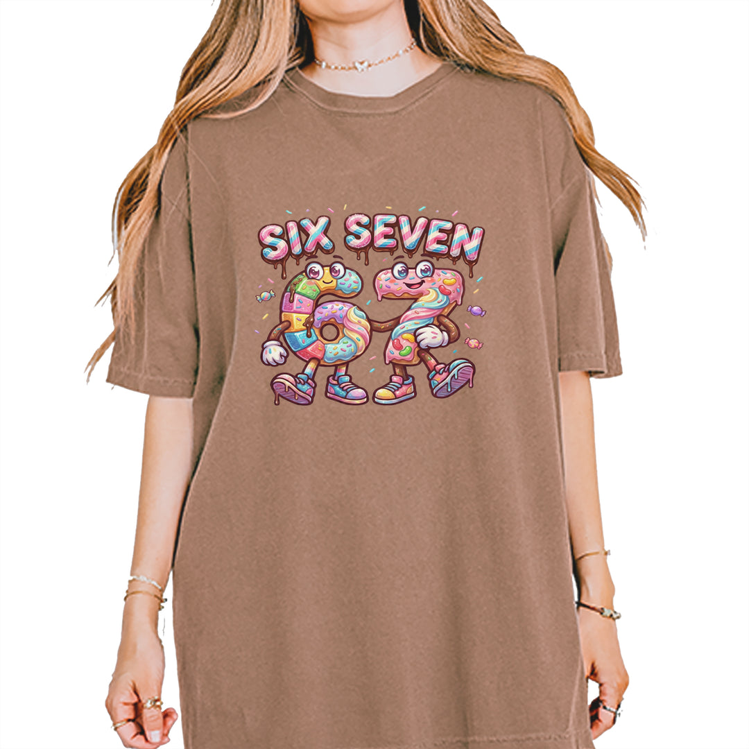 67 Candy Swirl Meme Vintage Soft Unisex T-shirt Espresso