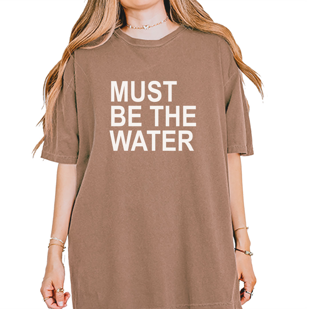 Must Be The Water Funny Racing Meme Vintage Soft Unisex T-shirt Espresso