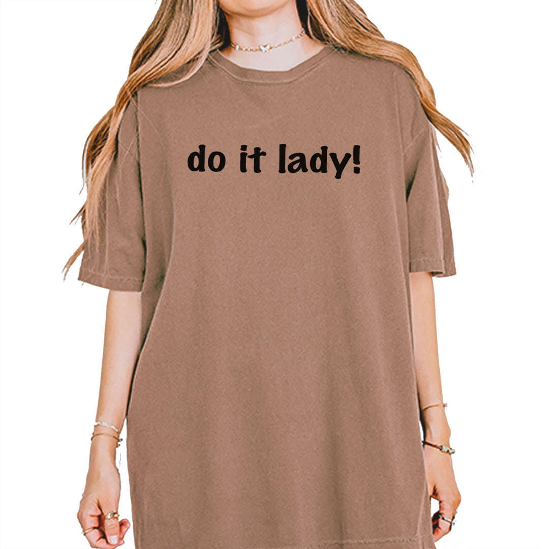 Do It Lady Viral Meme Vintage Soft Unisex T-shirt Espresso