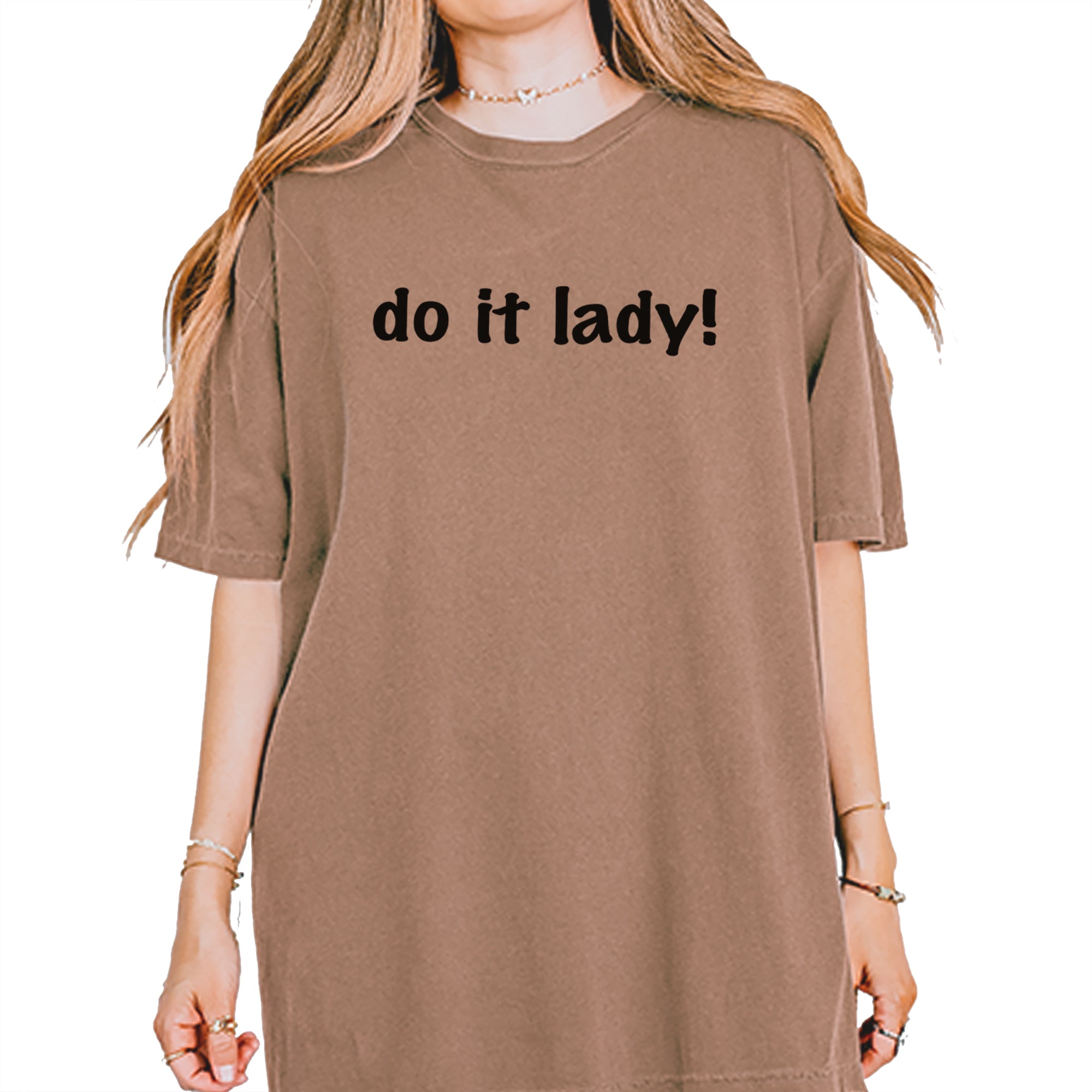 Do It Lady Viral Meme Vintage Soft Unisex T-shirt Espresso