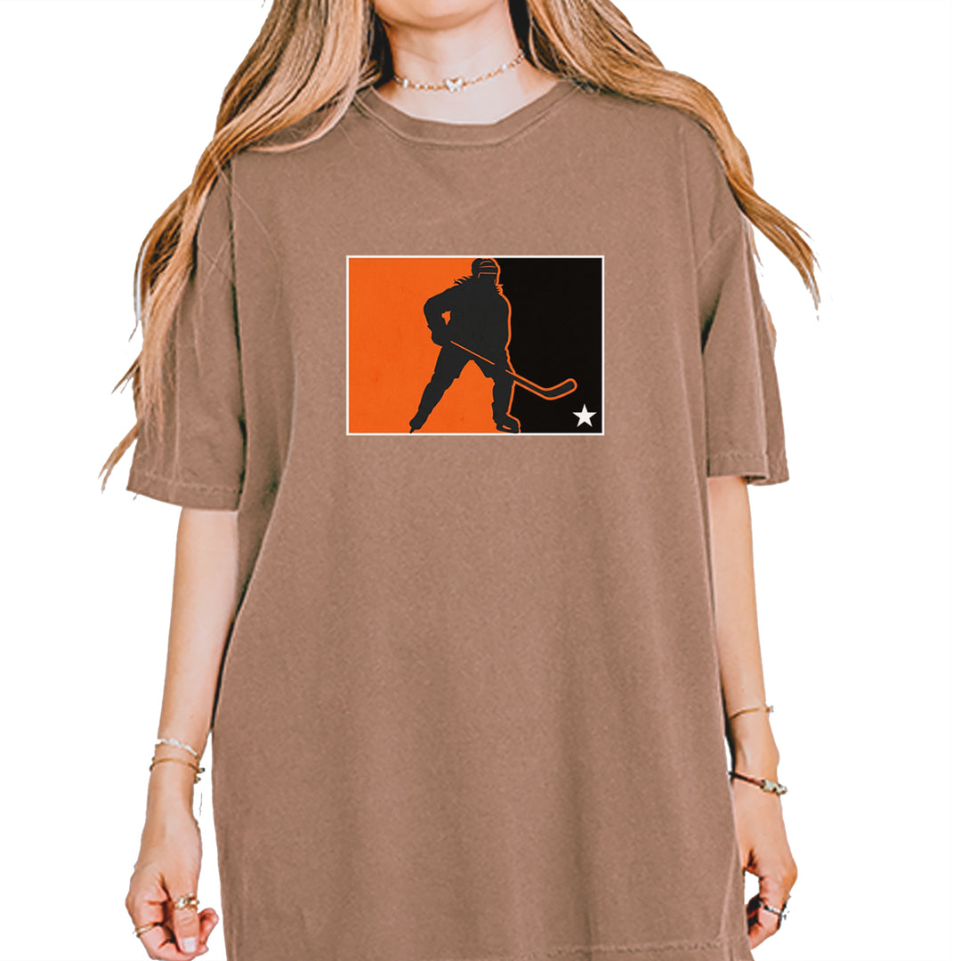 Hockey Enforcer Retro Vintage Vintage Soft Unisex T-shirt Espresso
