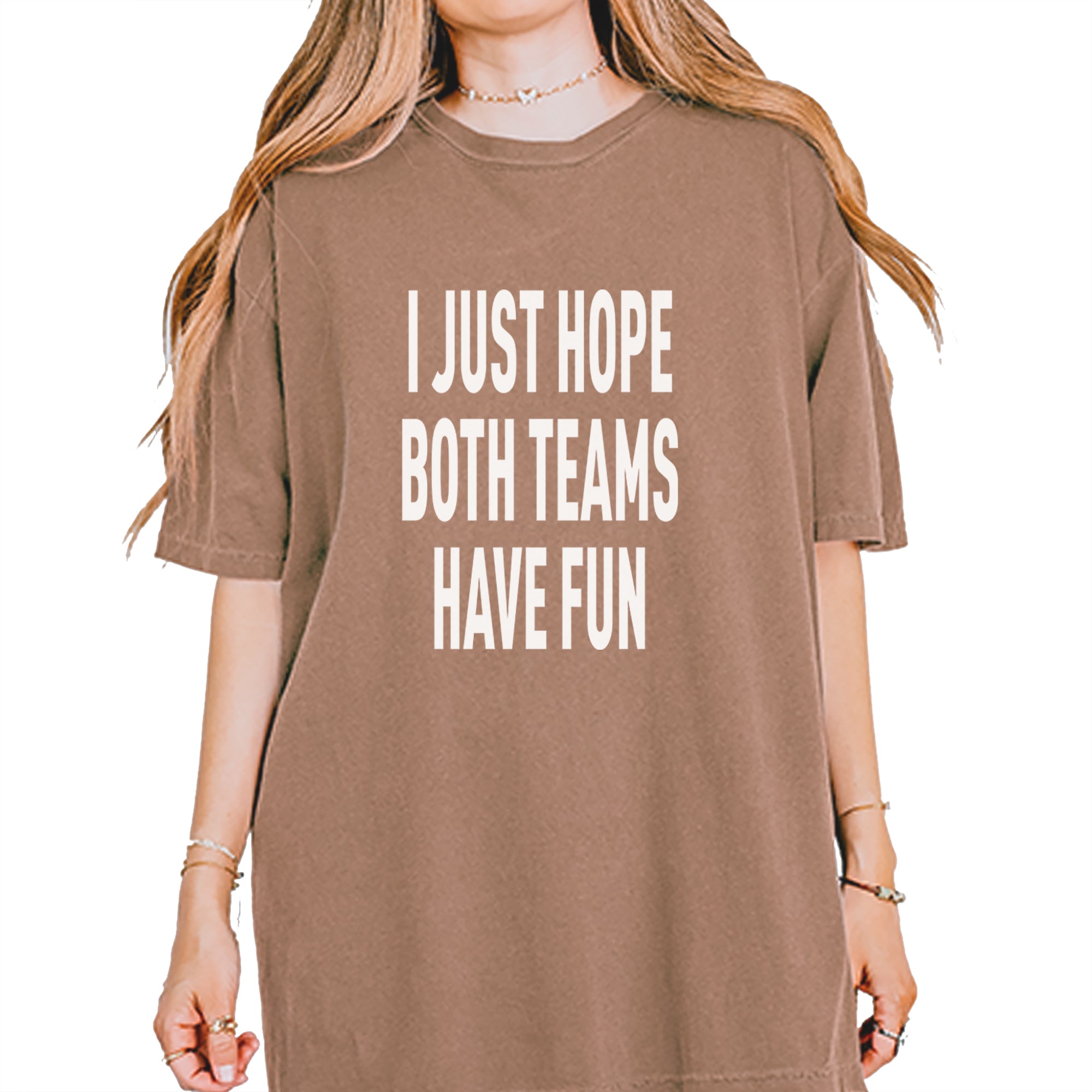 I Just Hope Both Teams Have Fun Sports Vintage Soft Unisex T-shirt Espresso