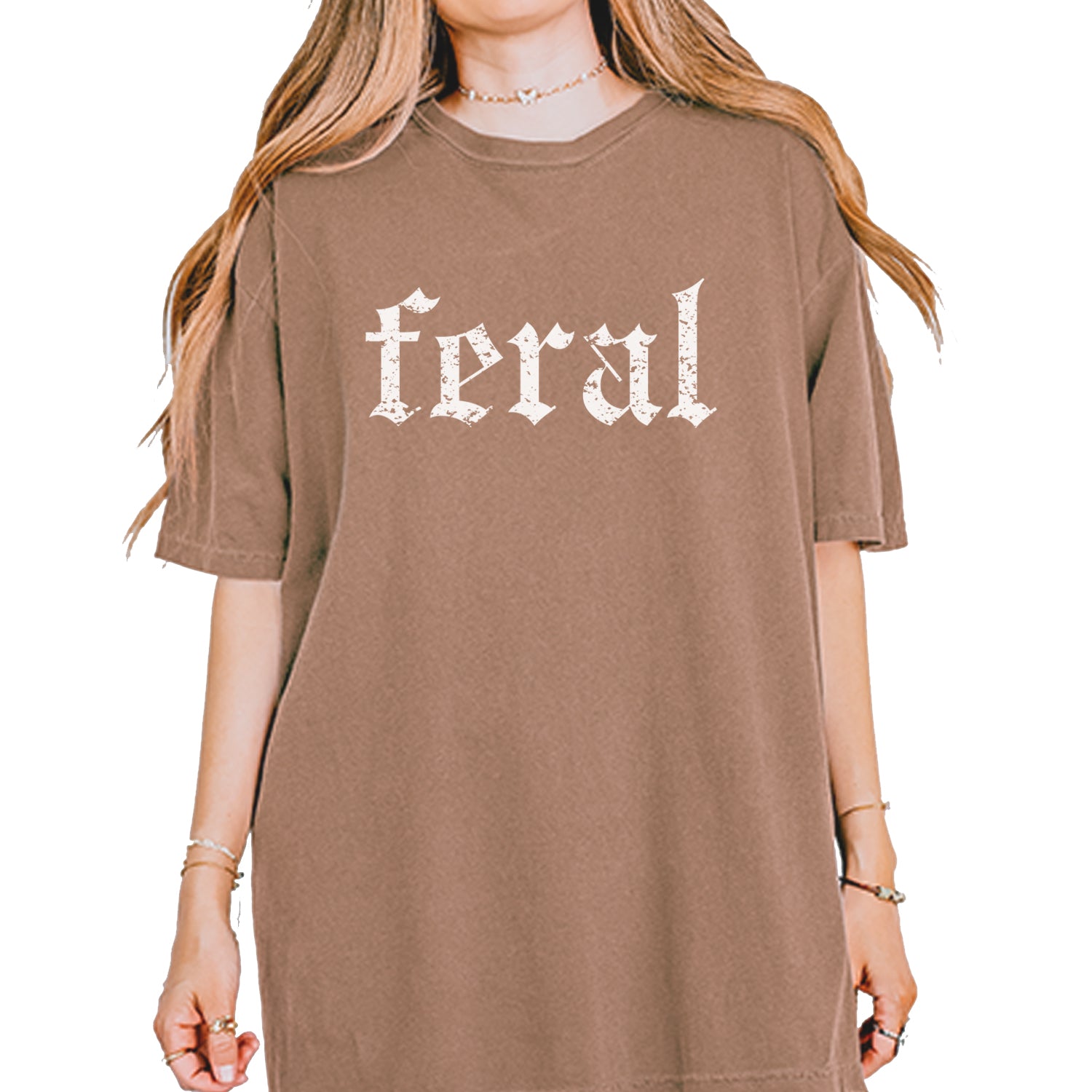 Feral Club Rat Festival Rave EDM Vintage Soft Unisex T-shirt Espresso