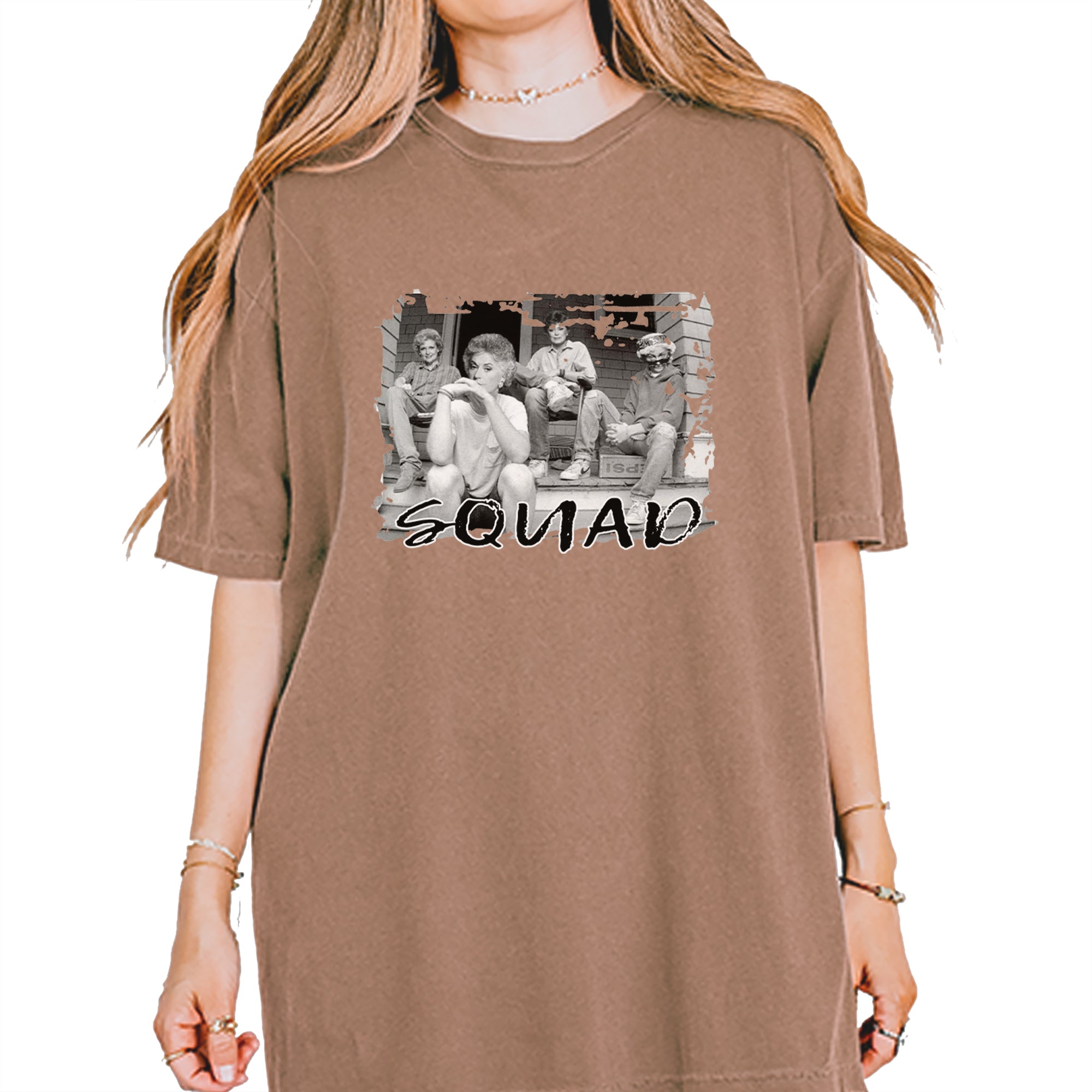 Squad Golden Girls Vintage Soft Unisex T-shirt Espresso
