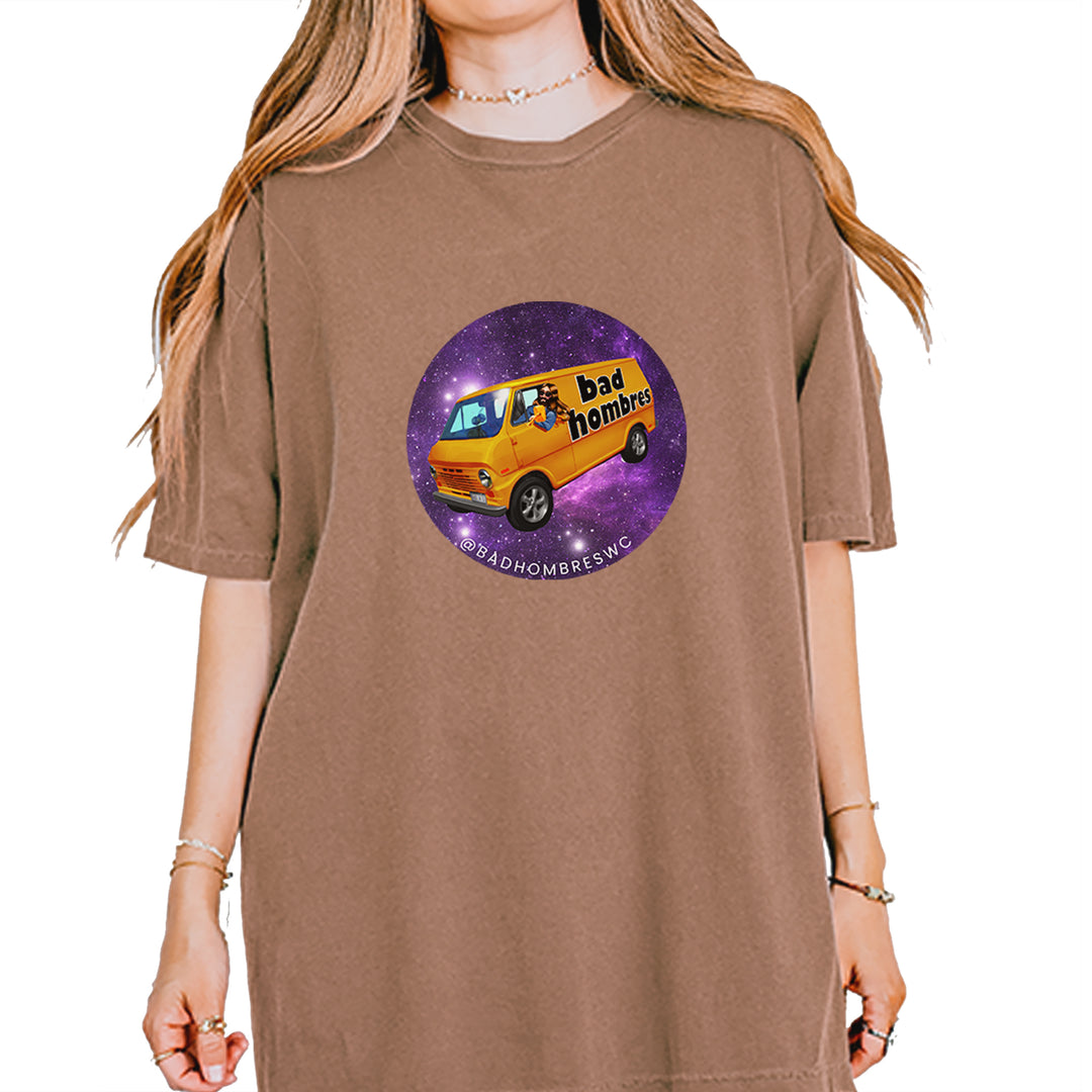 Bad Hombres Space West Chester Band Vintage Soft Unisex T-shirt Espresso