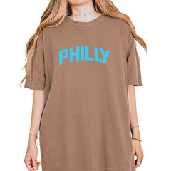 Philly Philadelphia Pride Vintage Soft Unisex T-shirt Espresso