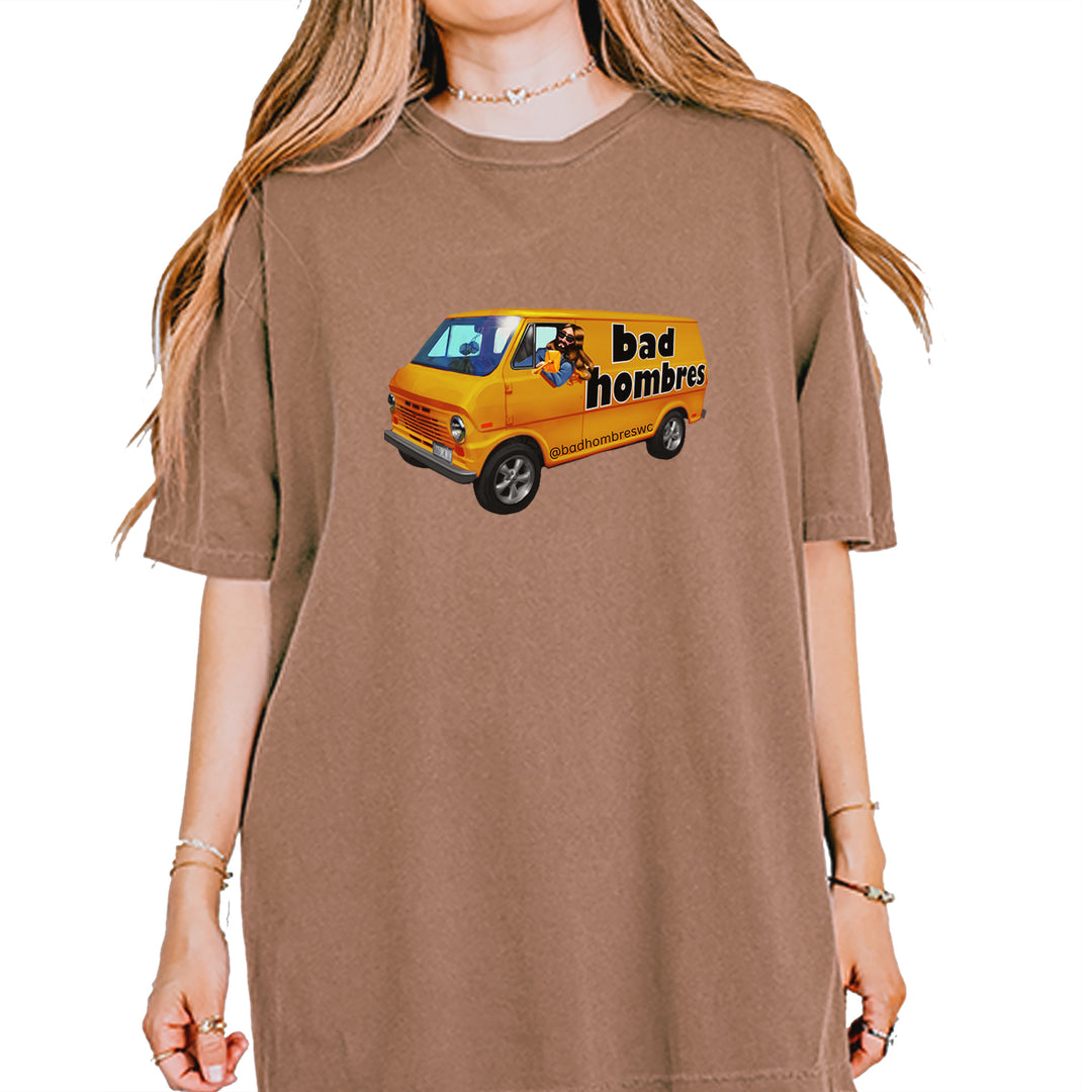 Bad Hombres Van West Chester Band Vintage Soft Unisex T-shirt Espresso