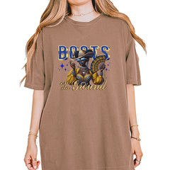 Boots On Da Ground Folding Fan Vintage Soft Unisex T-shirt Espresso