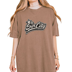 Sin City Vegas Retro Vintage Vintage Soft Unisex T-shirt Espresso