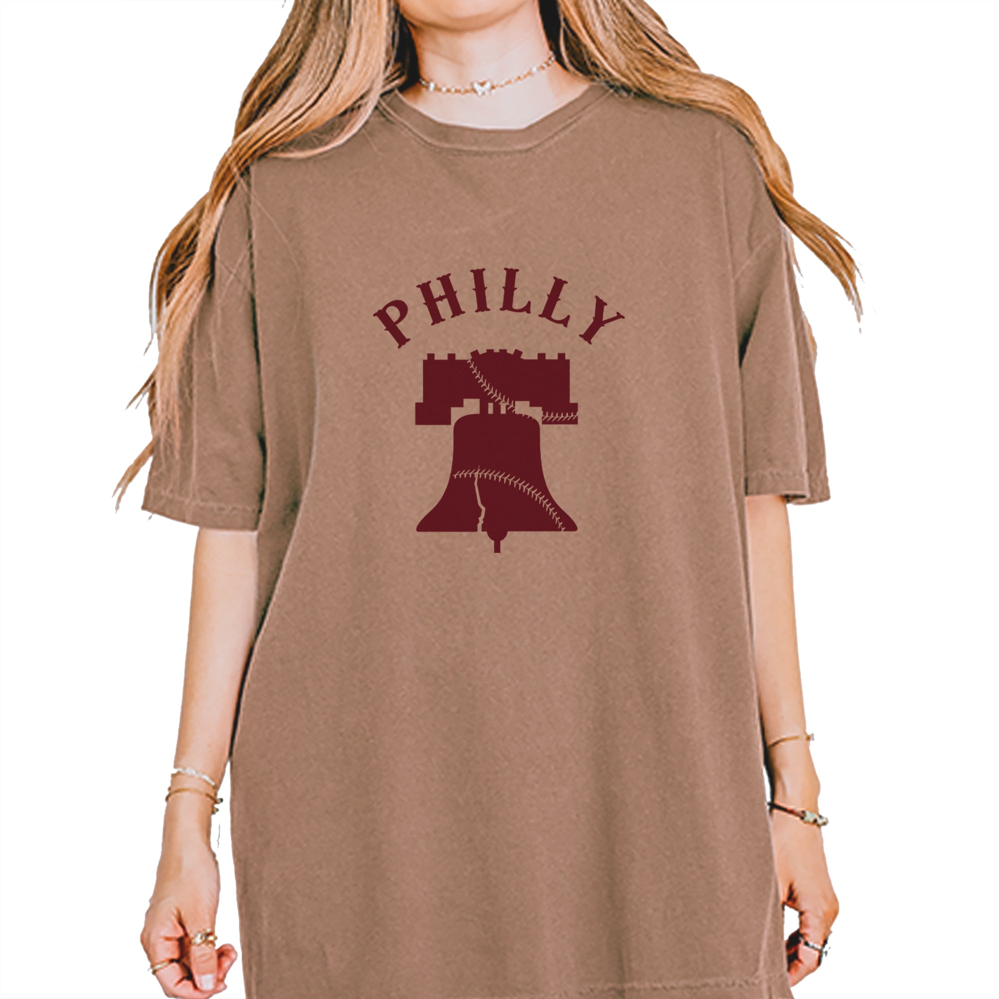 Philly Cracked Liberty Bell Vintage Soft Unisex T-shirt Espresso