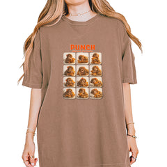 Punch Play Hard Love Harder Vintage Soft Unisex T-shirt Espresso
