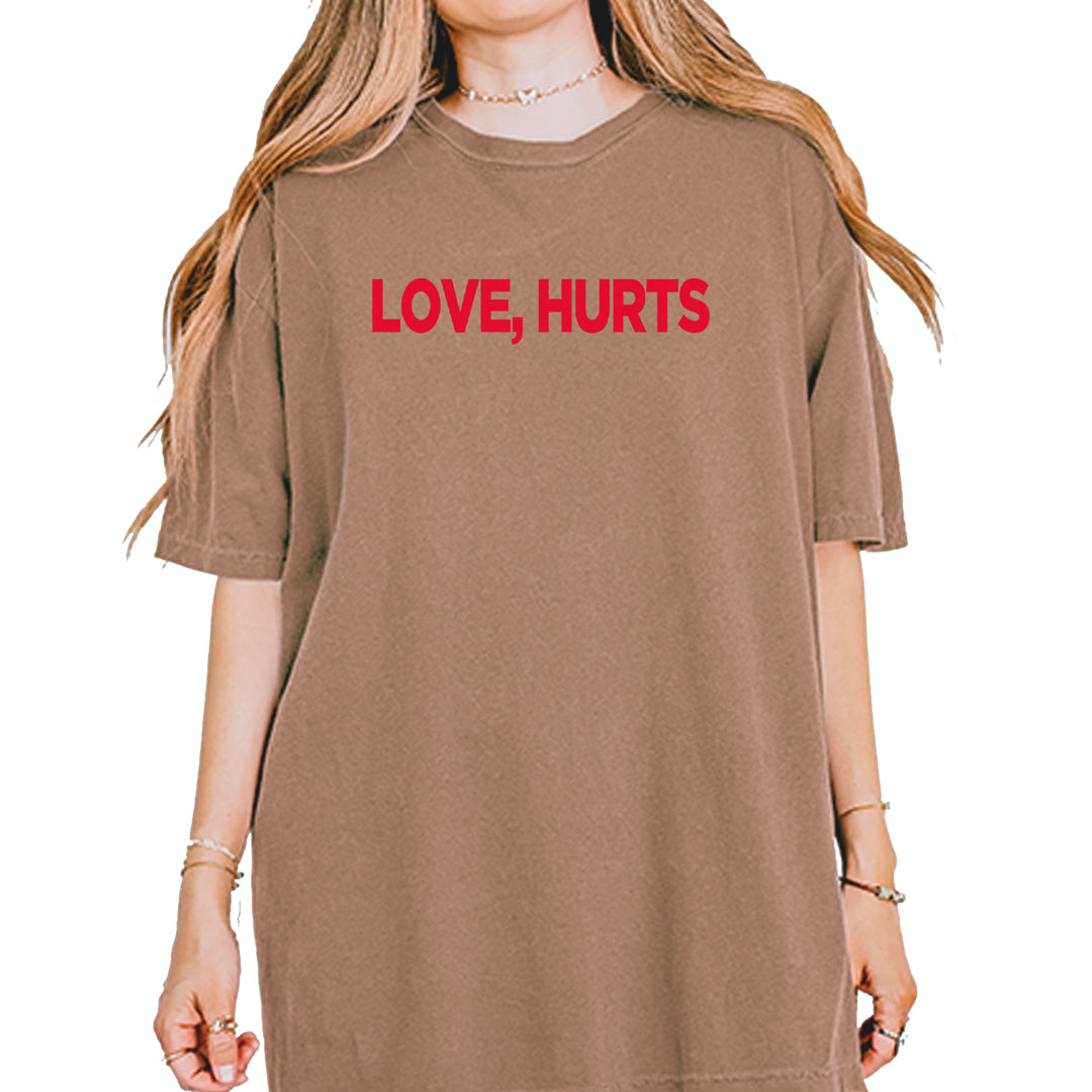 Love Hurts Vintage Soft Unisex T-shirt Espresso