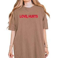 Love Hurts Vintage Soft Unisex T-shirt Espresso