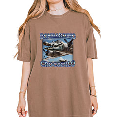 Bombardino Crocodilo Brainrot Vintage Soft Unisex T-shirt Espresso