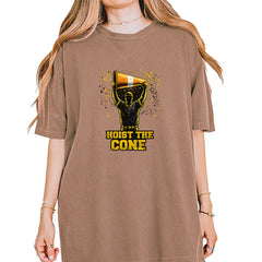 Hoist The Cone Pittsburgh Pride Vintage Soft Unisex T-shirt Espresso