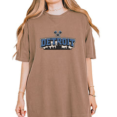Detroit Motor City Retro Piston Vintage Soft Unisex T-shirt Espresso
