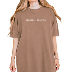 Pinnacle Reached Romance Vintage Soft Unisex T-shirt Espresso