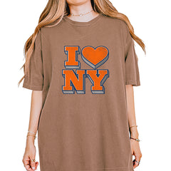 New York City Pride Heart Vintage Soft Unisex T-shirt Espresso