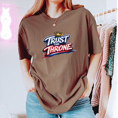 Trust The Throne Crown Philly Hoops Vintage Soft Unisex T-shirt 