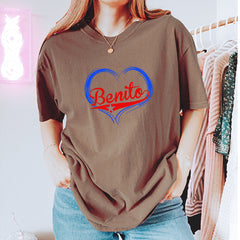 Benito Heart Puerto Rico Vintage Soft Unisex T-shirt 