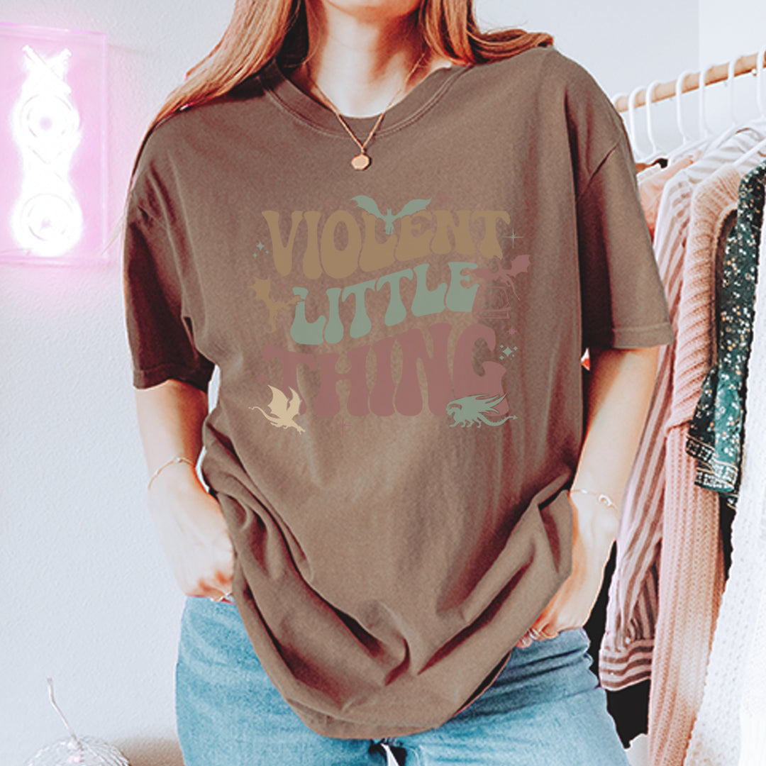 Violent Little Thing Dragon Vintage Soft Unisex T-shirt 