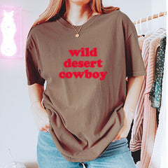 Wild Desert Cowboy Country Vintage Soft Unisex T-shirt 