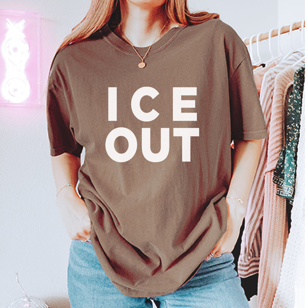 Ice Out Protest Vintage Soft Unisex T-shirt 