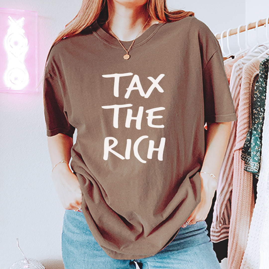 Tax the Rich Protest Wealth Inequality Vintage Soft Unisex T-shirt 