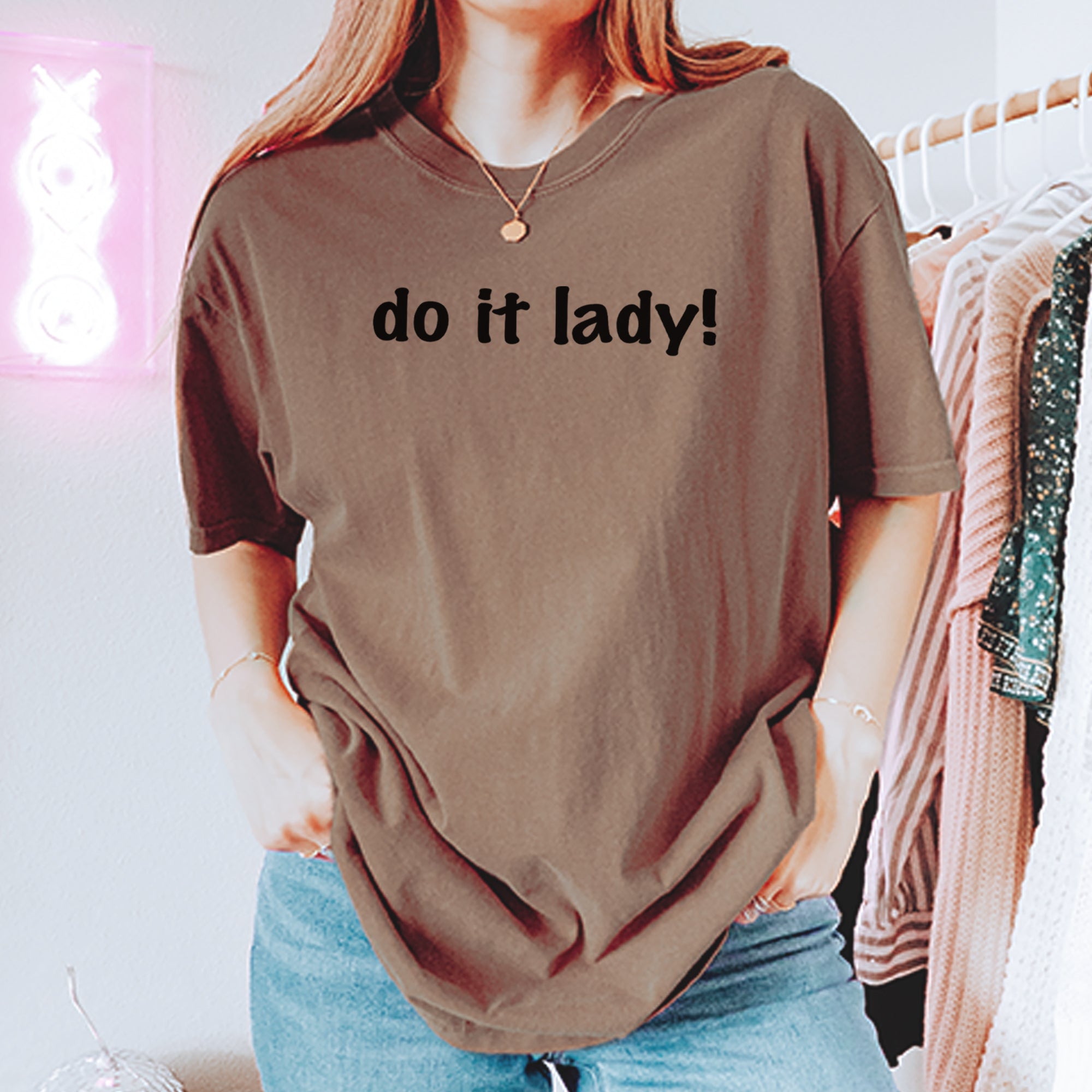 Do It Lady Viral Meme Vintage Soft Unisex T-shirt 