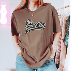 Sin City Vegas Retro Vintage Vintage Soft Unisex T-shirt 