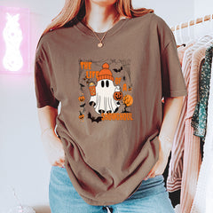 Life of a Showghoul Halloween Showgirl Vibes Vintage Soft Unisex T-shirt 