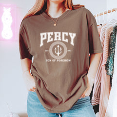 Percy Son Of Poseidon Sea God Vintage Soft Unisex T-shirt 