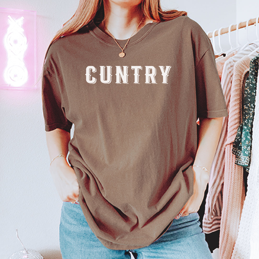 Cuntry Been Country Cowboy graphic on Garment-Dyed Heavyweight Unisex T-Shirt alternate view 9