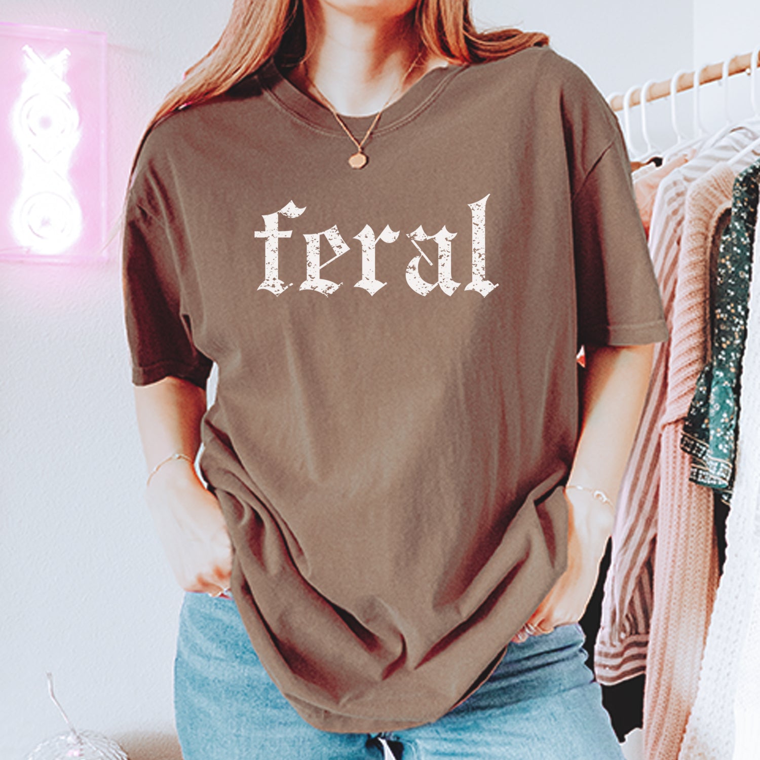 Feral Club Rat Festival Rave EDM Vintage Soft Unisex T-shirt 