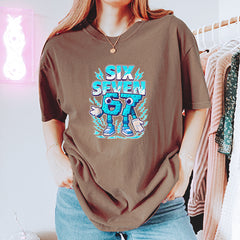 67 Brainrot Meme Slang Vintage Soft Unisex T-shirt 