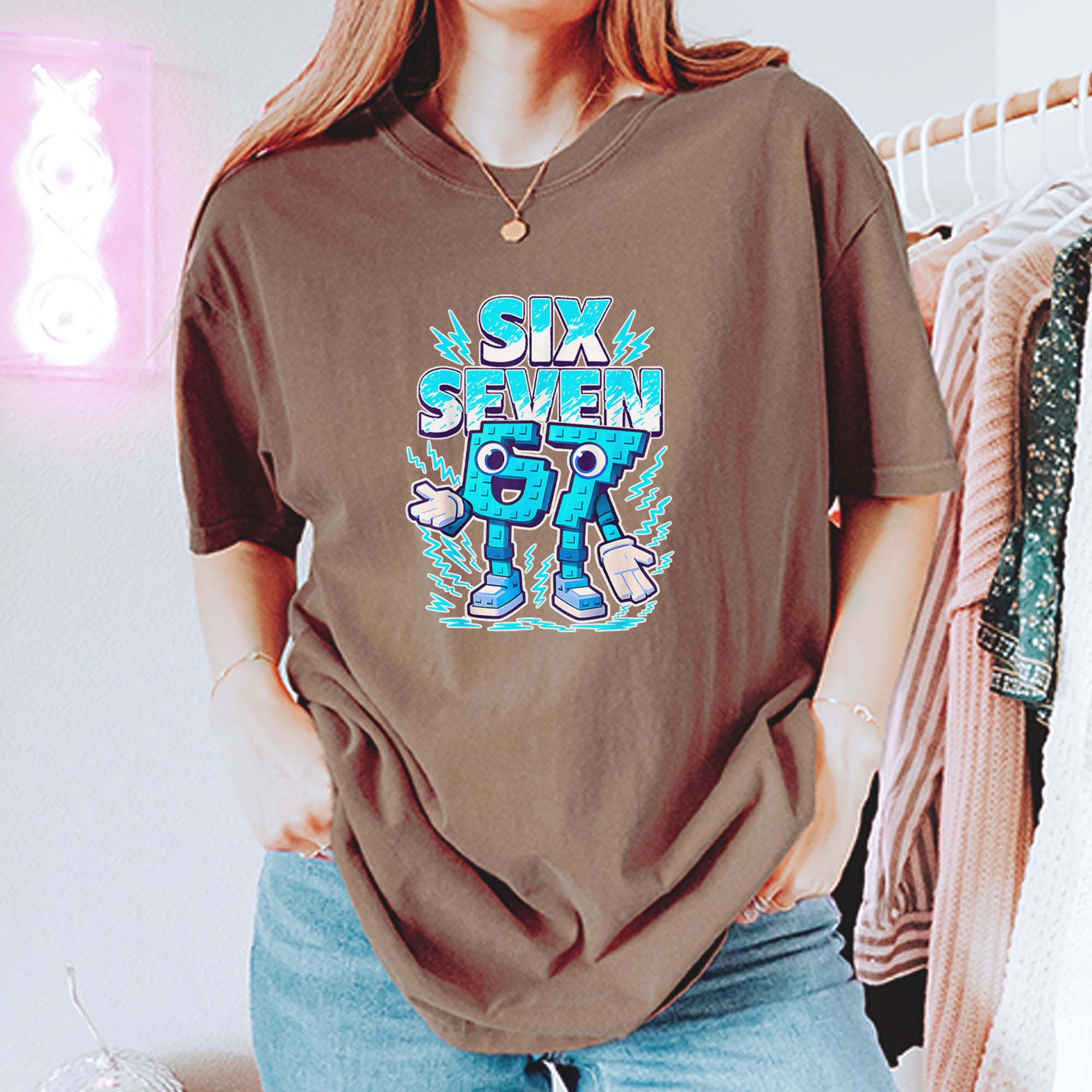 67 Brainrot Meme Slang Vintage Soft Unisex T-shirt 