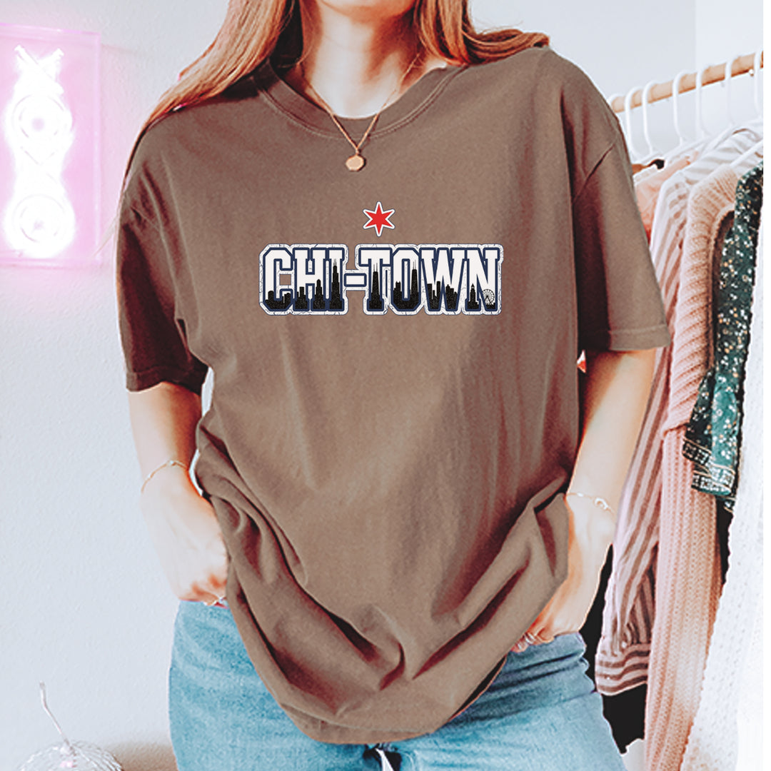 Chicago Chi-Town City Pride Vintage Soft Unisex T-shirt 