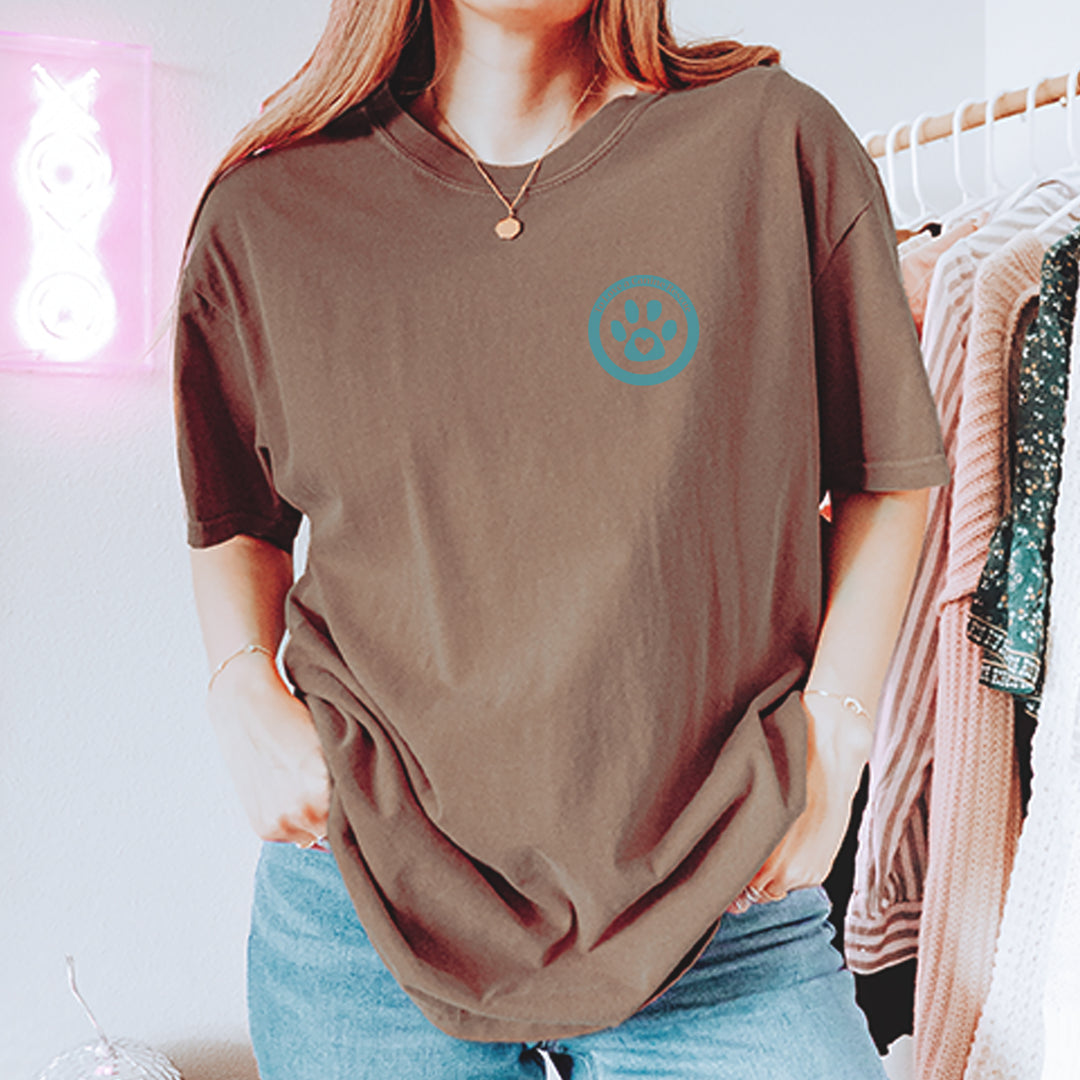 TLC To Love a Canine Dog Rescue Teal Vintage Soft Unisex T-shirt 