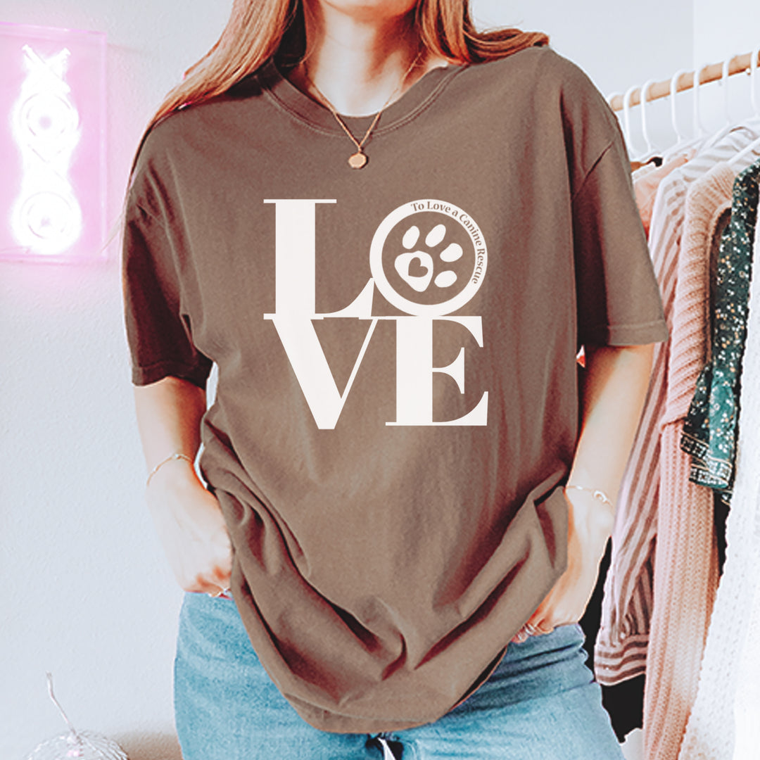 TLC LOVE Dog Rescue Vintage Soft Unisex T-shirt 