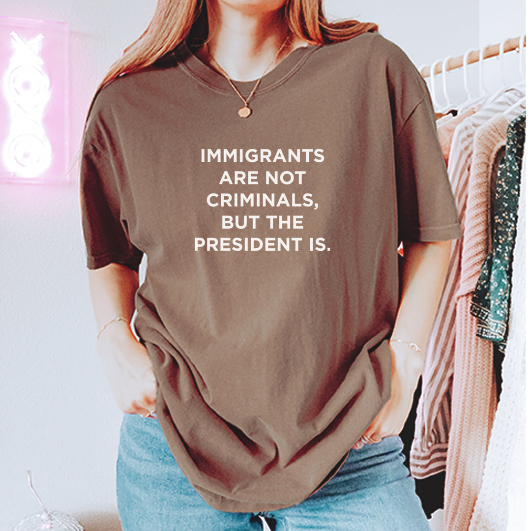 Immigrants Are Not Criminals Vintage Soft Unisex T-shirt 