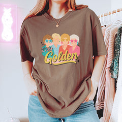 Stay Golden Girls Retro Vintage Soft Unisex T-shirt 