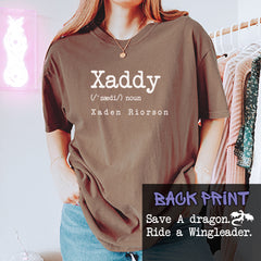 Xaddy Save A Dragon Ride A Wingleader Vintage Soft Unisex T-shirt 