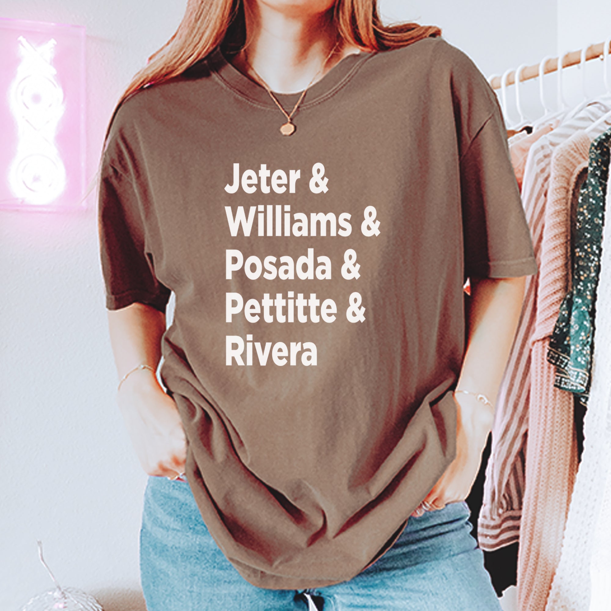 Jeter & Williams & Posada & Pettitte & Rivera Vintage Soft Unisex T-shirt 