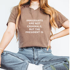 Immigrants Are Not Criminals Vintage Soft Unisex T-shirt 