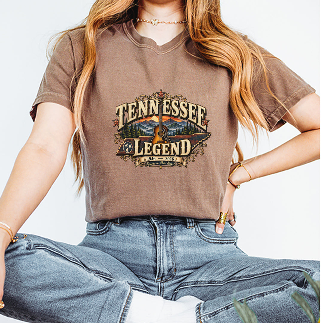 Tennessee Legend Country Music Dolly Vintage Soft Unisex T-shirt 