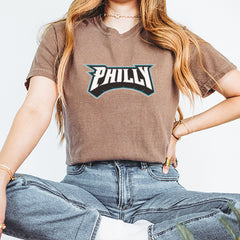 Philly Bold Block Throwback Vintage Soft Unisex T-shirt 
